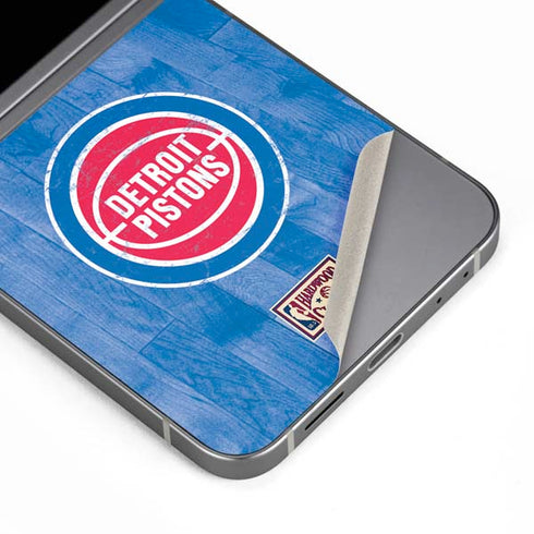 NBA Detroit Pistons Hardwood Classics Galaxy Z Flip6 Skin
